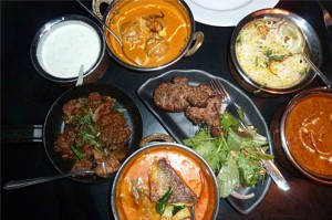 Carom Indian restaurant Soho main dishes