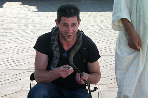 Snake charmer Djemaa el Fnaa Marrakech