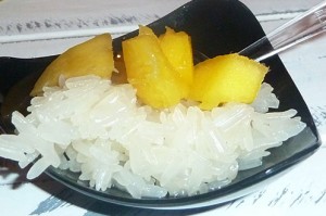 MADD mango sticky rice dessert
