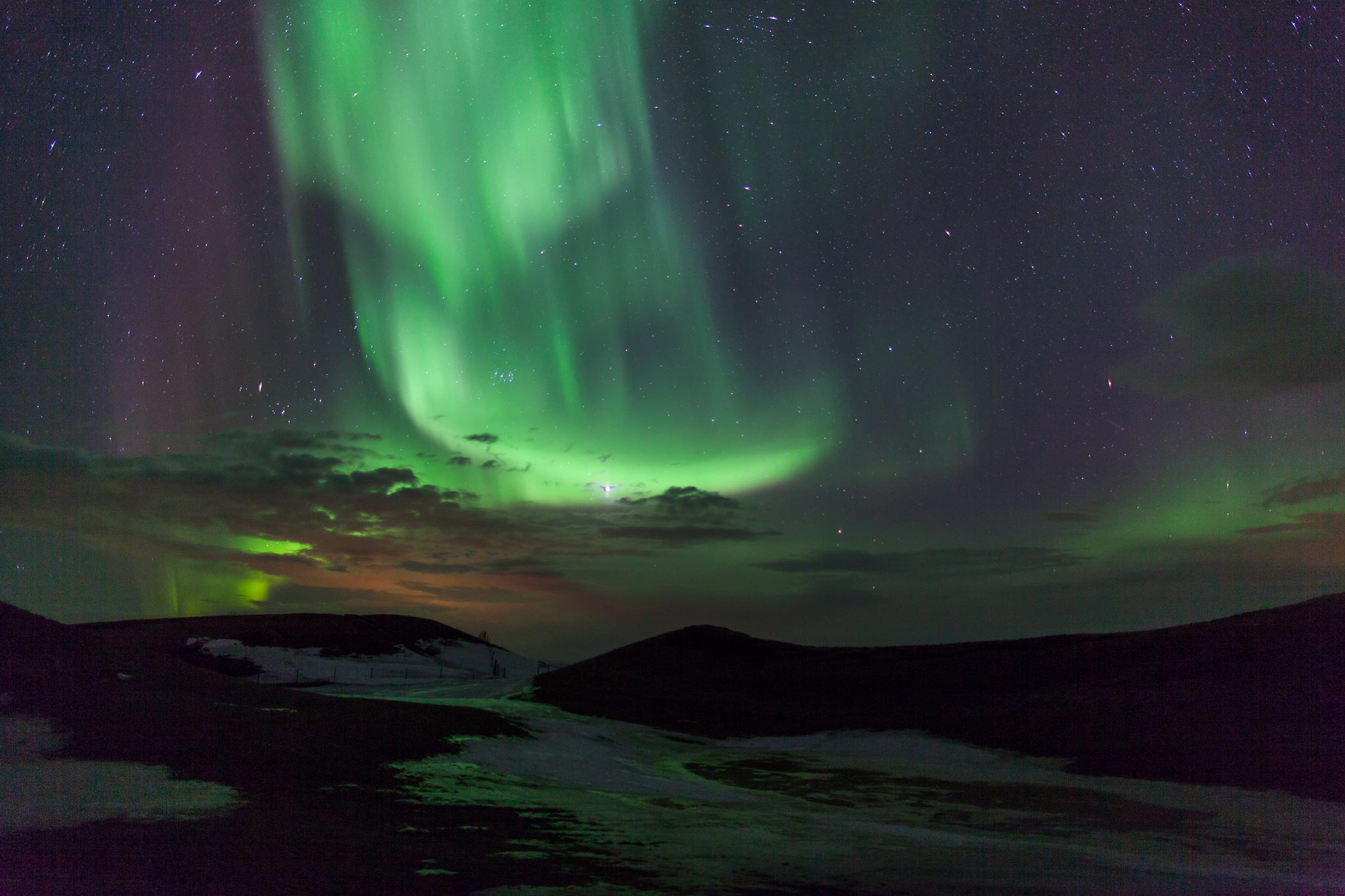 The best place to see the Northern Lights in Iceland